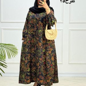 پیراهن مانتویی جانان طرح 25
