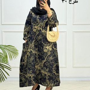 پیراهن مانتویی جانان طرح 30